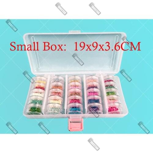 Diamond Painting Tools Accessories Beads Container Rhinestone Diamond Embroidery Stone Storage 25 Grids Convenience Box