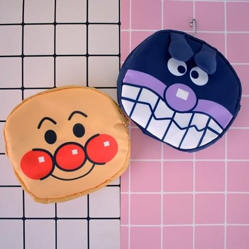 IVYYE 1PCS Anpanman baikinman Fashion Anime Portable Shopping Bag Reusable Tote Foldable Handbags Pouch Storage Bags NEW