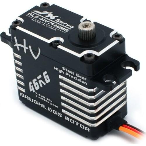 Jx BLS-HV7146MG 46kg High Precision Brushless Motor Servo Robot / Rc Racing Car High Voltage Metal Servo For Rc Racing Car Parts