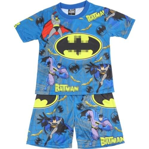 Boys Sets Short Sleeve Summer Cartoons 2021 New Childrens Clothing Kids Pajamas Home Service Outfit Two-piece Suit 3-8 Y
