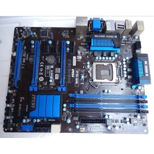 MSI / MSI z77a-g45 GD55 1155 pin z77 motherboard 7 graphics card motherboard overclocking motherboard