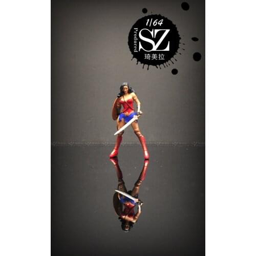 New 1/64 Resin Die-cast Movie Character Woman Doll With Knife Car Scene Model Scene Layout Collection Decoration Toy