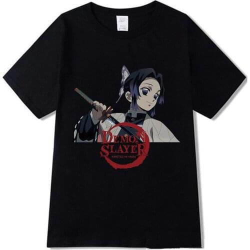 2021Summer New Hot Demon Slayer Tshirt Japanese Classic Manga Tees Unisex Harajuku Tops Kimetsu No Yaiba Streetwear Male