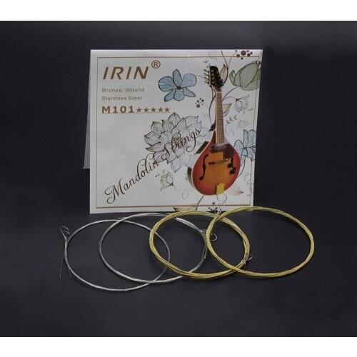 IRIN Mandolin Strings Replacement Parts Bronze Wound Steel Core String Kit High Quality Musical Instrument Accessories