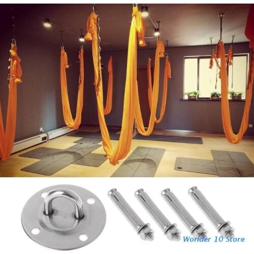 Suspended Ceiling Wall Mount U-Shaped Hooks Stainless Steel Heavy Duty Multi-Function Hammock Hammock Hook Metal Base