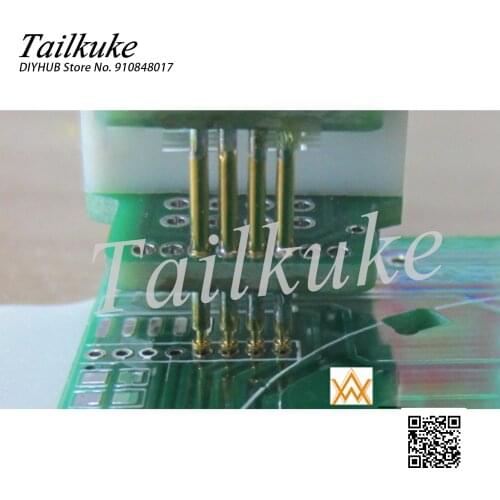 Burning Program Fixture Debug Download Pogo Pin Pitch 1.27mm-4P 50mil 4 Feet