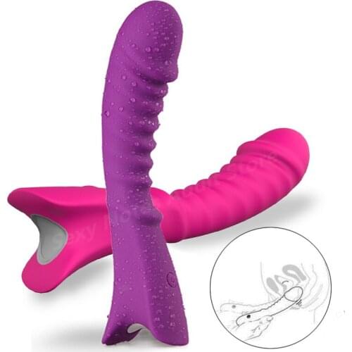 Silicone 9 Speed Vibration Dildo For Women G-spot Massage Clitoris Vibrating Masturbation Stimulator Adult Sex Toys USB Charger