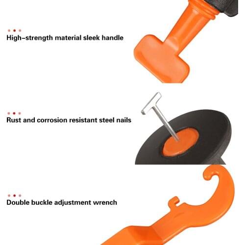 Hot Sellig 50PCS/Set Tile Leveling System Leveler Locator Spacers Plier Tile Auxiliary Tool Positioner