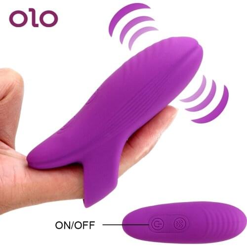OLO Clitoris Stimulator Mini Finger Vibrator Adult Sex Toys for Women G-spot Vibrating Massager Sex Products Vagina Stimulation