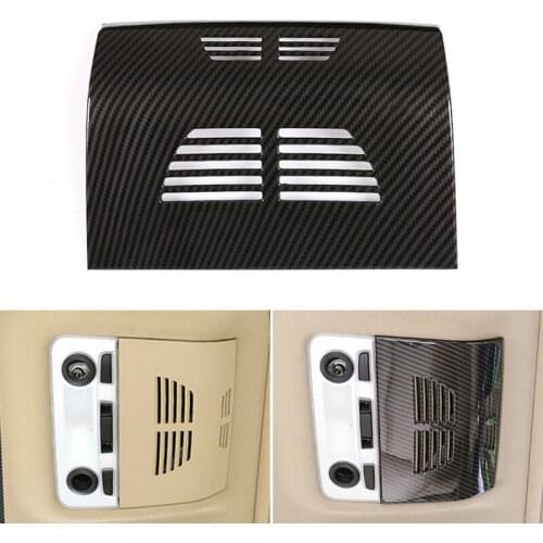 Carbon Fiber Texture Car Styling Rear Reading Light Cover Trim For BMW 3 Series E90 2005 2006 2007 2008 2009 2010 2011 2012