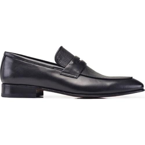 Nevzat Onay Genuine Leather-Real Leather Men Classic Style Leather Sole Loafer Shoe -10940