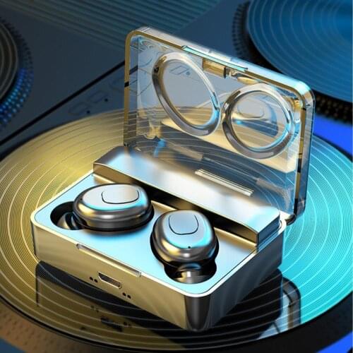 T10 TWS Bluetooth 5.0 Mini Wireless Earphone Touch Control Gaming Headphone Waterproof Sport Earbuds with Charging Box