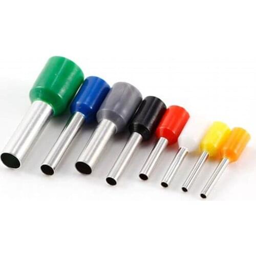 18AWG 1.0 mm2 bootlace Ferrules for E1010 pre Tubular terminal connector