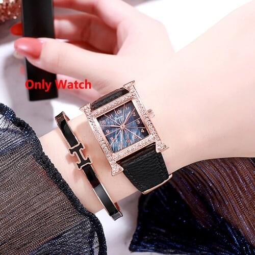 Ladies Watch 2020 Fashion Women Watches Waterproof Quartz Wristwatch Casual Square Dial Watches For Women Clock Orologio Donna