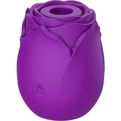 Women G-Spot Sucking Massager 10 Frequency Rose Stimulation USB Rechargeable Adult Sex Toy for Couples 68UD
