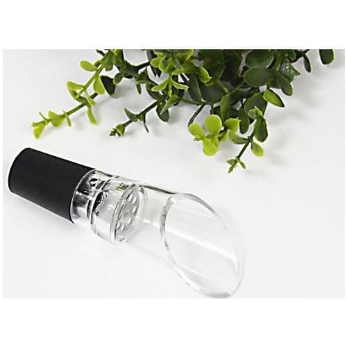 1PC Wine Aerator Pourer Acrylic Wine Decanter Portable Wine Stopper Bottle Accessories Aerating Pourer Decanter Spout ELJ 001