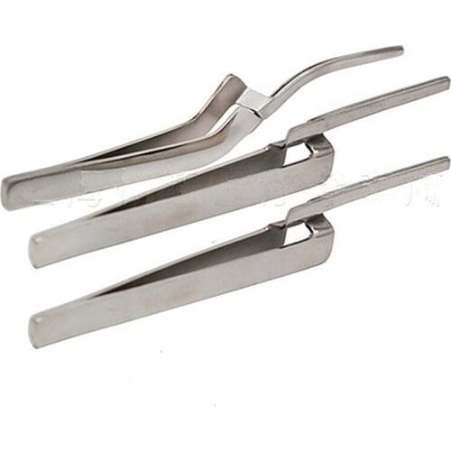 1 Pcs Dental Miller Articulating Paper Tweezers Forceps Straight 15cm