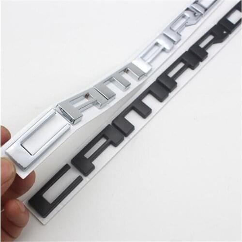 10PCS New Car Styling Silver Black Decal 3D Metal CAMARO Rear Boot Trunk Lettering letter Badge Emblem Sticker Auto Logo