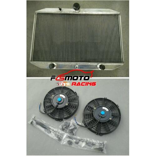 62MM Aluminum Radiator for Jaguar XKE 5.3L E-TYPE Series 3 V12 1971-1974