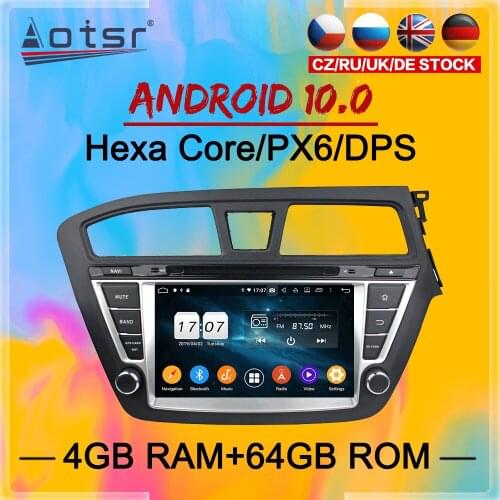 2 Din IPS Android 10 DSP Car multimedia Player For Hyundai i20 2014 2015 2016 2017 2018 GPS Navi Audio Radio BT stereo head unit
