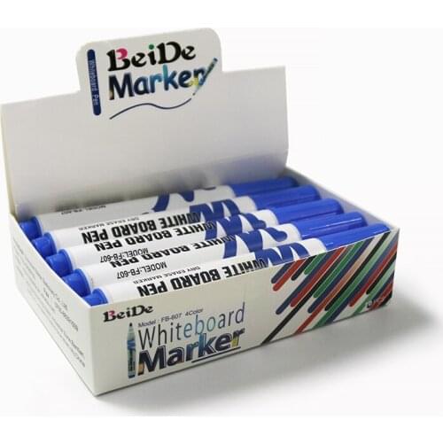 BeiDe 1 Set /10 PCS Whiteboard Marker White Board Marker Pen Smooth Writing Easy To Clean Blue Black Green Red