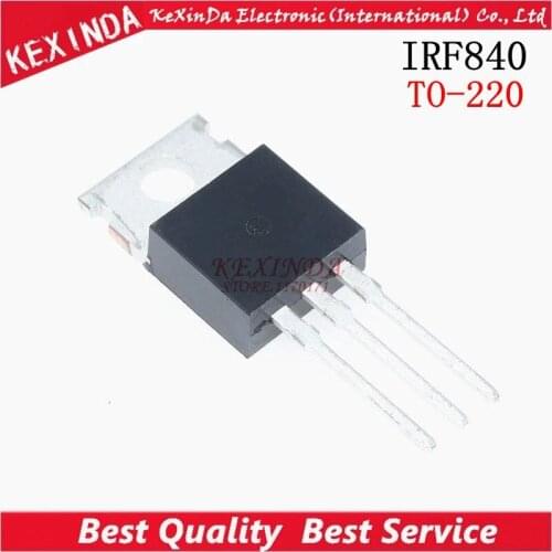 Free Shipping 100pcs/lot IRF840 IRF840N IRF840PBF TO-220 power MOSFET new and original