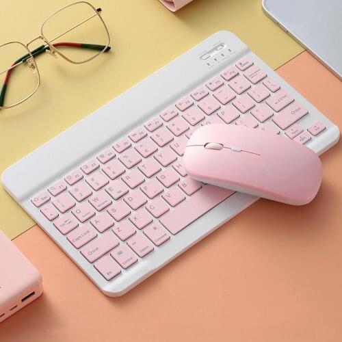 BLUELANS New Wireless Bluetooth Keyboard Mouse High Sensitivity Wireless 3 Gear DPI 3.0 Interface Compatible for ipad