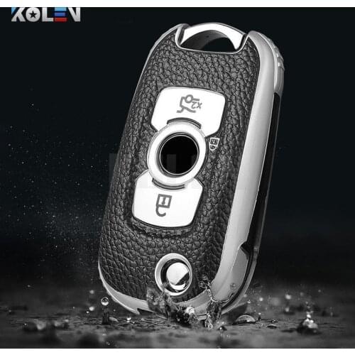 TPU PU Car Remote Key Cover Case Shell For Opel Vauxhall Astra K Corsa E For Buick Verano GX GL6 Encore Protection Accessories