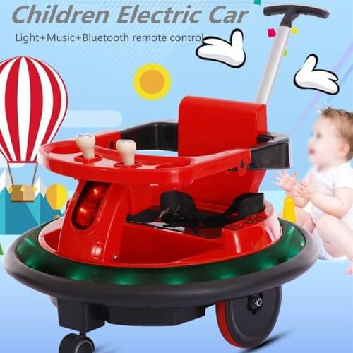 Childrens Electric Car 1-5 Years Old With Remote Control Early Childhood Music Lighting Kids Toy Car Gift Three Wheels Stroller
