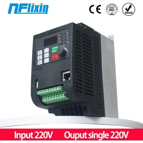 For Europe 1 phase input and 1 phase output frequency converter/ ac motor drive/ VSD/ VFD/ 50HZ Inverter 220V 0.75KW-2.2KW