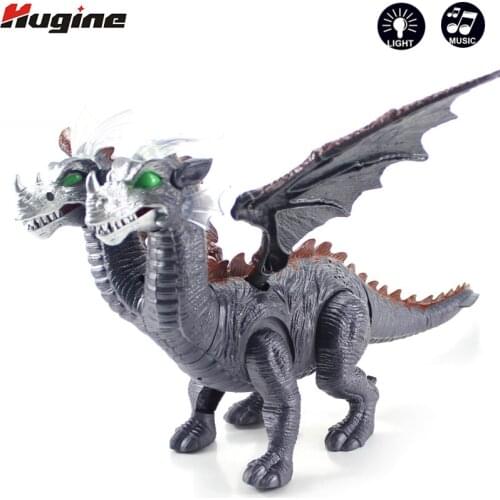 Dinosaur Toy Plastic Double-Headed Pterosaur Play House Toy World Park Dinosaur Model Movable Doll Child Boy Gift 2020 NEW