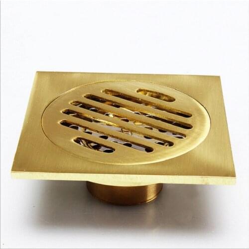Copper odor-resistant waste water drain bathroom shower floor drain bathroom accessories