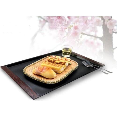 Nordic Style Plastic Dessert Serving Tray Tea Breakfast Bread Tray Snack Plate Storage Plates Tabletop Cosmetics Dish