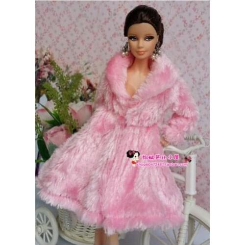 Special genuine facelift doll 30CM case for barbie clothes doll original clothing dress lot winter coat variety accessorie