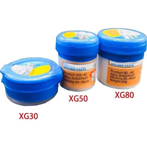 Soldering Paste Flux XG-30/40/50/80 Solder Tin Sn63/Pb67 For Hakko 936/Saike 852D TS100 Soldering Iron Circuit Board Repair