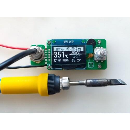 Jbc470 Welding Station Controller Board 48V High Power 300W Compatible with White Light T12