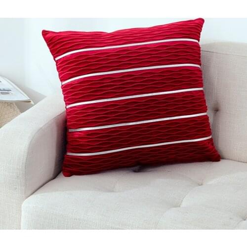 Luxury pillow cover decorative white velvet cushion cover home decor gray pillowcase