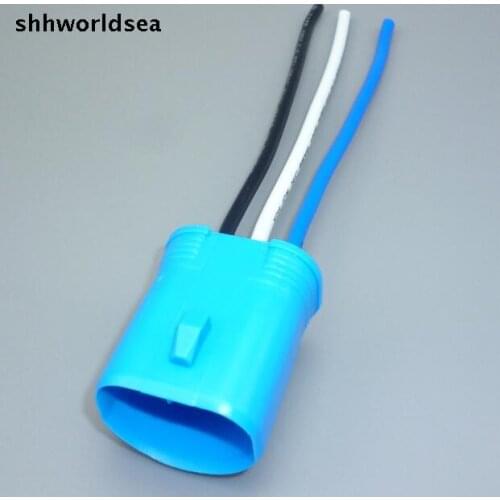 Shhworldsea 5/30/100PCS 9004/9007/HB1/HB5 male NEW Male Wire Connector Wiring Harness Pigtail plug socket adapter