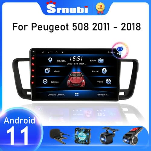 Android 10 Carplay Auto For PEUGEOT 508 2011 - 2018 Car Radio Multimedia Video Player 2 Din Navigation GPS audio DVD Head unit