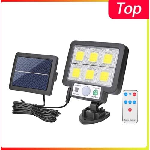 LED Solar Powered Wall Light Outdoor Waterproof PIR Motion Sensor Lighting Park Courtyard Fence Street Garden Decoration Lamp