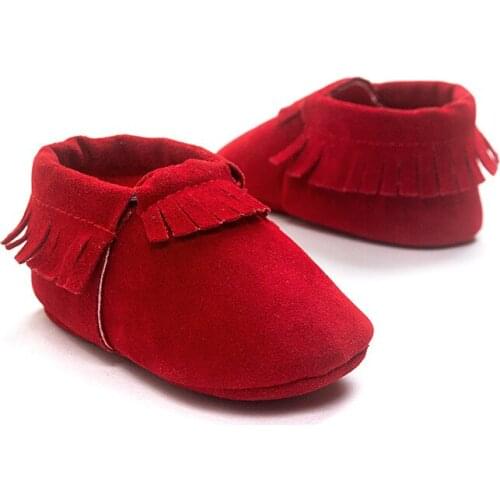 Girls shoes romirus red color baby moccasins Soft Bottom tollder baby girls first walkers shoes boys Bebe hot moccs.CX20C