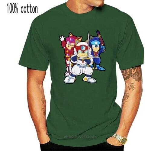 Funny Game Man Samurai Pizza Cats T Shirt Retro Style Tees