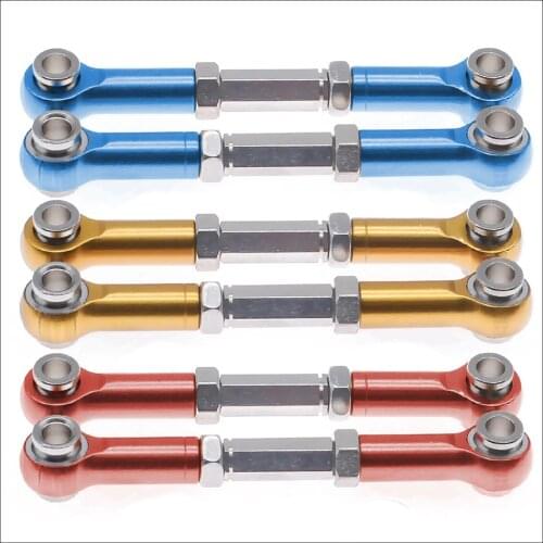Alloy rear suspesnion turnbuckle or steering link for rc hobby model car 1-14 Wltoys 144001 buggy option hop-ups parts