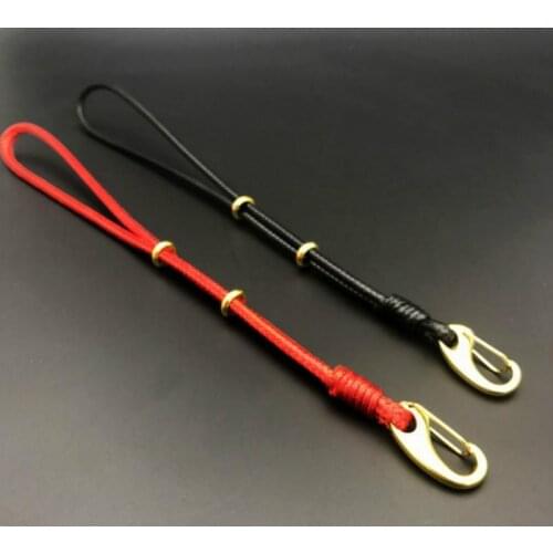 1@# New Hot Bangles Men Women Lovers Lucky Red Rope Red Black Color Cuff Bracelets Handwork Weaving Leather Cord