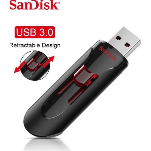 100% Original SanDisk USB Stick CZ600 USB 3.0 Flash Drive 32GB Pen Drive 16GB 64GB 128GB USB 3.0 Memory Stick pendrive