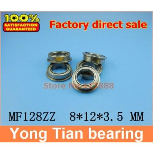 1000pcs/lot free shipping Wholesale Boutique flange ball bearings MF128ZZ / LF1280ZZ size 8*12*13.6*3.5*0.8 mm