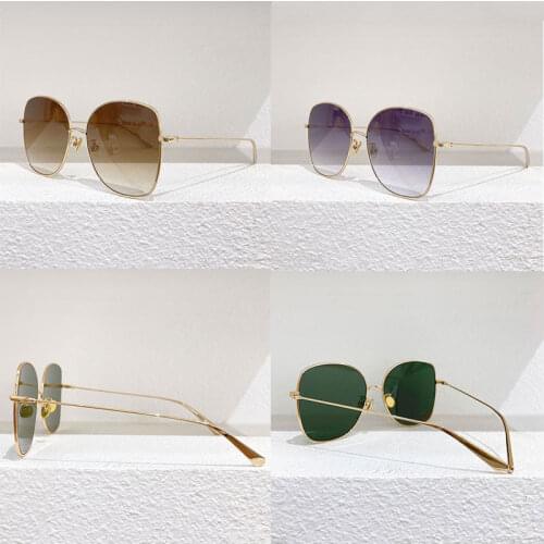 2021 France Fashion Womens Metal Frames Sunglasses Classics Stellaire BU Luxurious Lady UV400 Polarized Eye glasses With Box