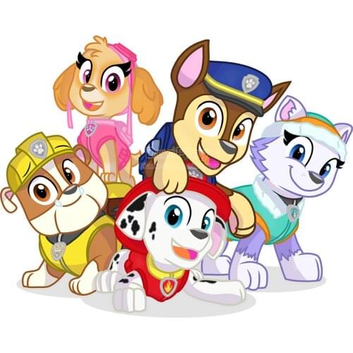 Full Diamond Embroidery Cartoon Animal Patrol Movie Christmas Diamond Mosaic Diamond Painting Cross Stitch Kits Home Decor Diy