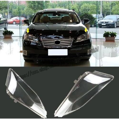 For Lexus ES240 2009 2010 2011 Headlight Headlamp Lens Cover Right&Left 2pcs high quality Car modification