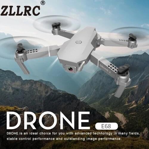 ZLRC 2020 E68pro Mini Drone HD 4K 1080P WiFi FPV Camera Drones Height Hold Mode RC Foldable Quadcopter Dron Boy Toy Gift E58/E68